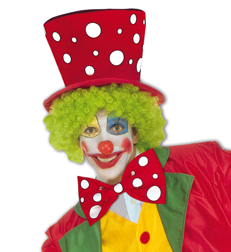 e-carnavalskleding-SYK Rode clownstrik met bollen