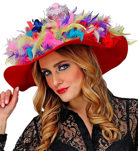 e-carnavalskleding-SYK Rode dames flaphoed