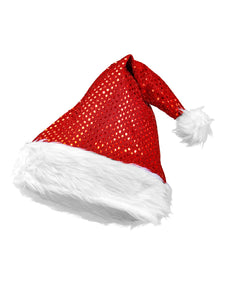 e-carnavalskleding-SYK Rode glitter kerstmuts