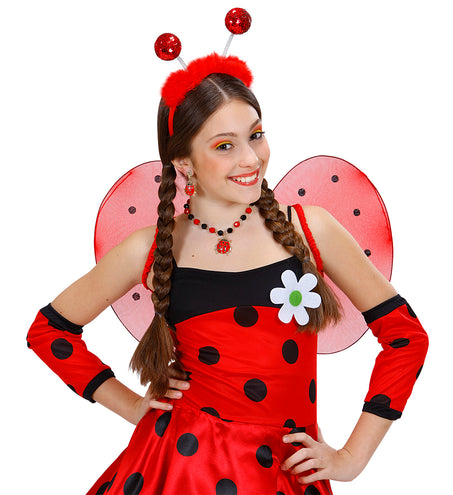 e-carnavalskleding-SYK Rode haarband met bollen Belly