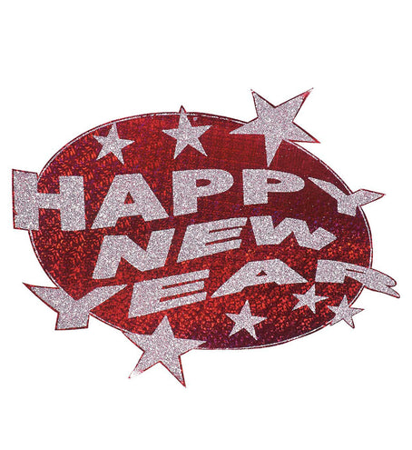 e-carnavalskleding-SYK Rode happy new year decoratie