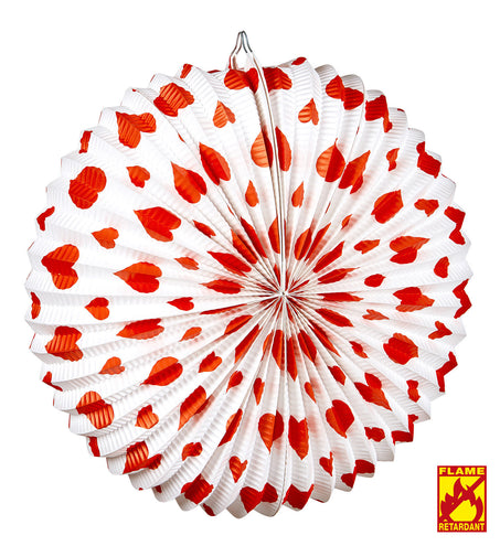 e-carnavalskleding-SYK Rode harten lampion deco voor trouwfeest