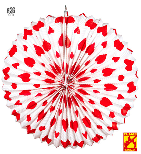 e-carnavalskleding-SYK Rode harten lampion deco voor trouwfeest