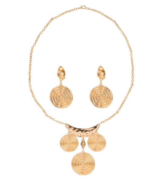 e-carnavalskleding-SYK Romeinse ketting en oorbellen set