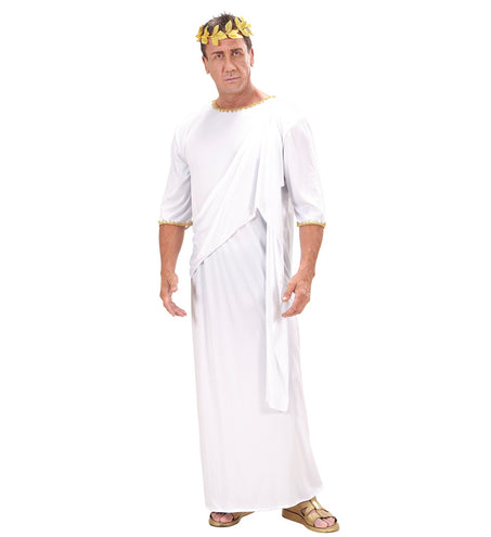 e-carnavalskleding-SYK Romeinse toga wit unisex