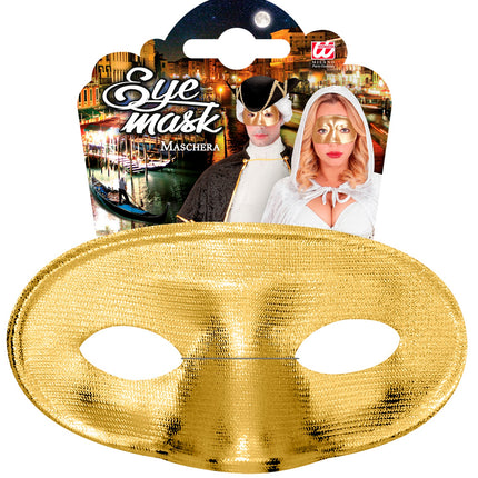 e-carnavalskleding-SYK Rond goud oogmasker masquerade