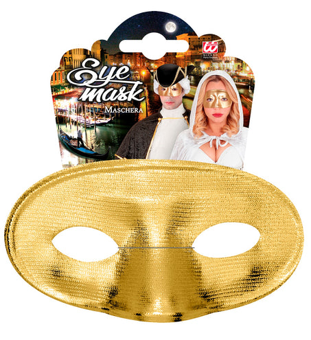 e-carnavalskleding-SYK Rond goud oogmasker masquerade