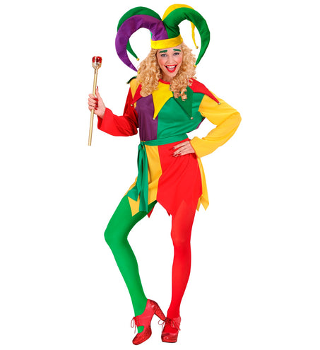 e-carnavalskleding-SYK Rood groene panty kerstelf