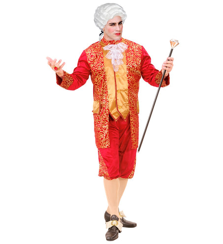 e-carnavalskleding-SYK Rood Markies kostuum van Bordeaux