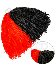 e-carnavalskleding-SYK Rood met zwarte pompom