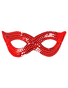 e-carnavalskleding-SYK Rood oogmasker pailletten