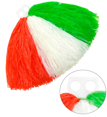e-carnavalskleding-SYK Rood wit groene cheerleader pom pom