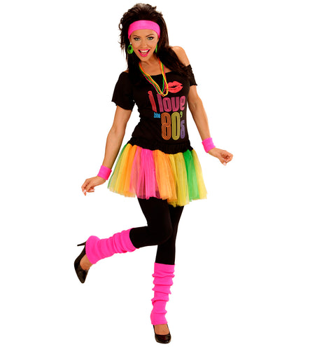 e-carnavalskleding-SYK Roze beenwarmers neon