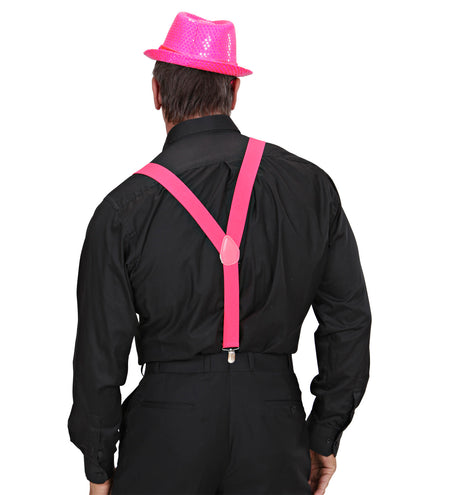 e-carnavalskleding-SYK Roze bretels luxe