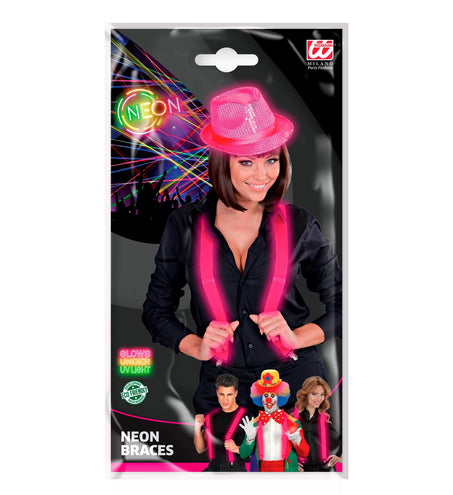 e-carnavalskleding-SYK Roze bretels luxe