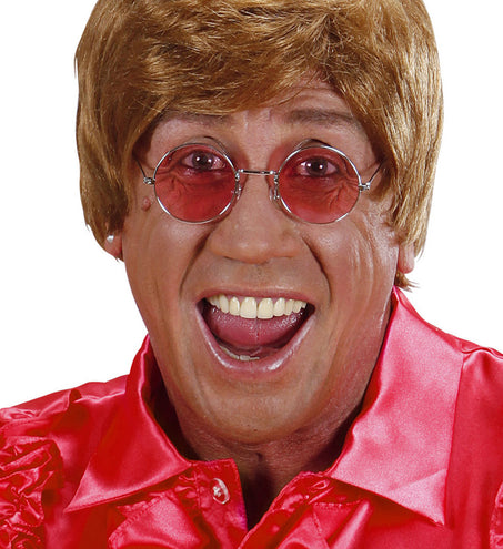 e-carnavalskleding-SYK Roze bril 70-er jaren Flower Power