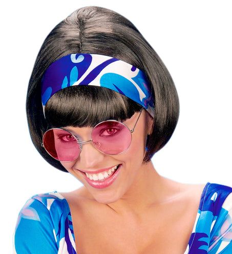 e-carnavalskleding-SYK Roze bril 70-er jaren Flower Power
