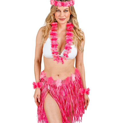 e-carnavalskleding-SYK Roze Hawaii set Tropical Danny
