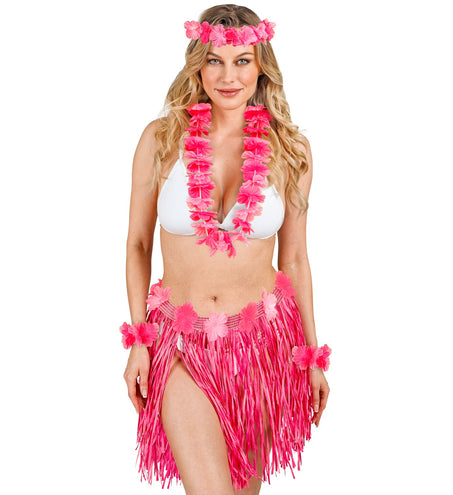 e-carnavalskleding-SYK Roze Hawaii set Tropical Danny