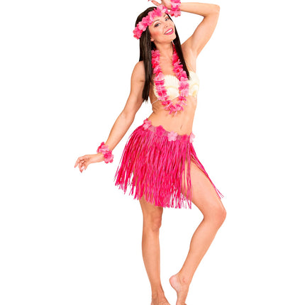 e-carnavalskleding-SYK Roze Hawaii set Tropical Danny