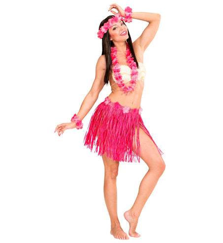 e-carnavalskleding-SYK Roze Hawaii set Tropical Danny