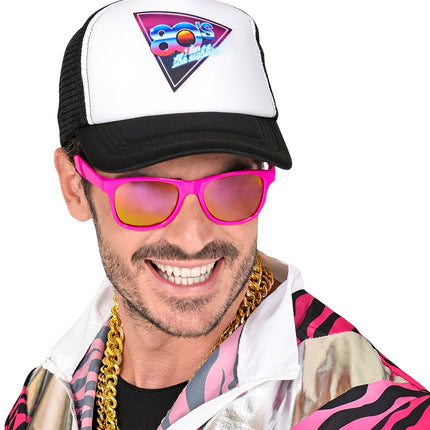e-carnavalskleding-SYK Roze karakter bril Blues brother