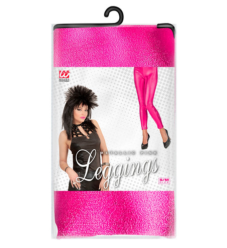 e-carnavalskleding-SYK Roze metallic legging