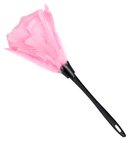 e-carnavalskleding-SYK Roze plumeaux kamermeisje
