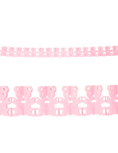 e-carnavalskleding-SYK Roze Teddy beertjes slinger voor geboorte