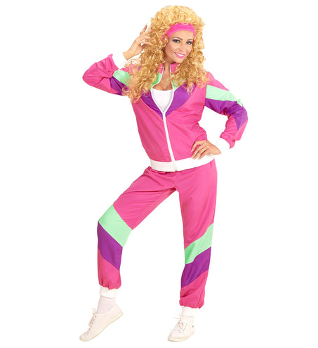 e-carnavalskleding-SYK Roze trainingspak