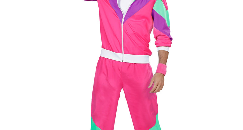 e-carnavalskleding-SYK Roze trainingspak