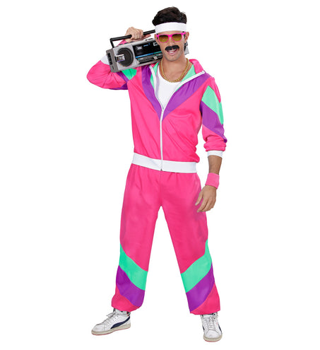 e-carnavalskleding-SYK Roze trainingspak