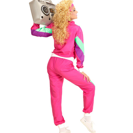 e-carnavalskleding-SYK Roze trainingspak