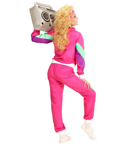e-carnavalskleding-SYK Roze trainingspak
