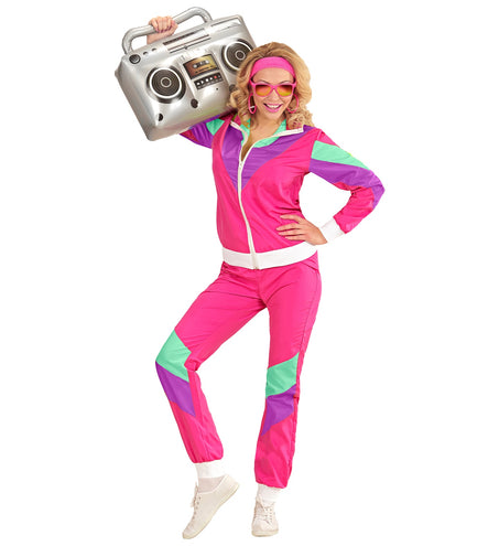 e-carnavalskleding-SYK Roze trainingspak
