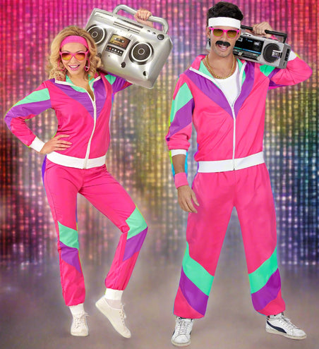 e-carnavalskleding-SYK Roze trainingspak
