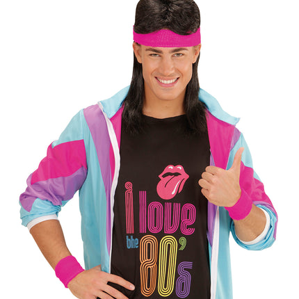 e-carnavalskleding-SYK Roze zweetbanden neon set