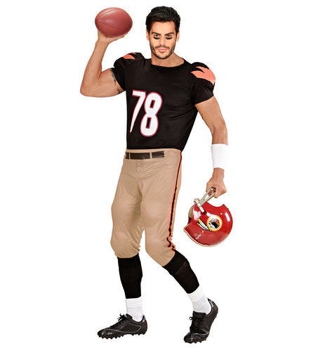 e-carnavalskleding-SYK Rugby pak American footballer kostuum