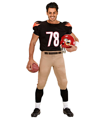 e-carnavalskleding-SYK Rugby pak American footballer kostuum