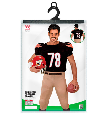 e-carnavalskleding-SYK Rugby pak American footballer kostuum