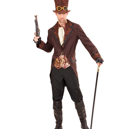 e-carnavalskleding-SYK Ruig Steampunk pak man
