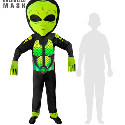 e-carnavalskleding-SYK Ruimtemonster Alien kostuum kind