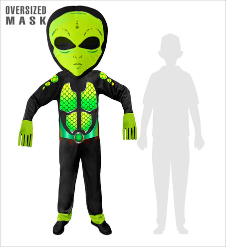 e-carnavalskleding-SYK Ruimtemonster Alien kostuum kind