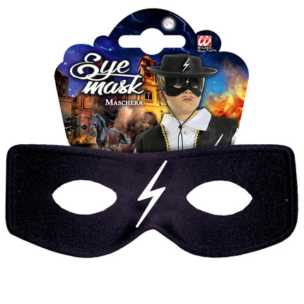 e-carnavalskleding-SYK Ruiter Zorro masker zwart kind