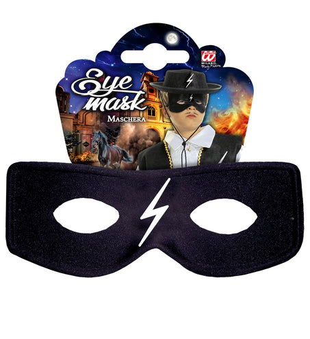 e-carnavalskleding-SYK Ruiter Zorro masker zwart kind