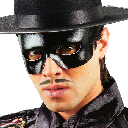 e-carnavalskleding-SYK Ruitermasker lederlook