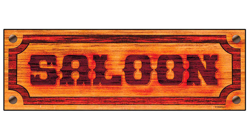 e-carnavalskleding-SYK Saloon bord decoratie