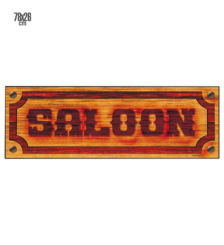 e-carnavalskleding-SYK Saloon bord decoratie