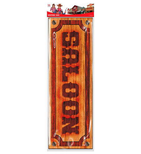 e-carnavalskleding-SYK Saloon bord decoratie