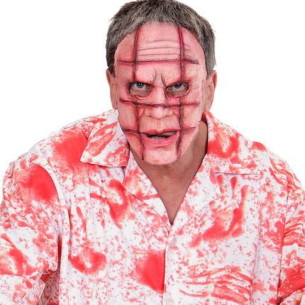 e-carnavalskleding-SYK Scarface masker latex